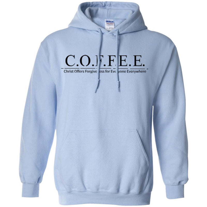 Coffee T-Shirt Coffee Christ Offers Forgiveness For Everyone Everywhere Funny Coffee Shirts CustomCat