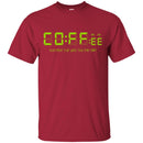 Coffee T-Shirt Coffee O'Clock Funny Coffee Shirts CustomCat