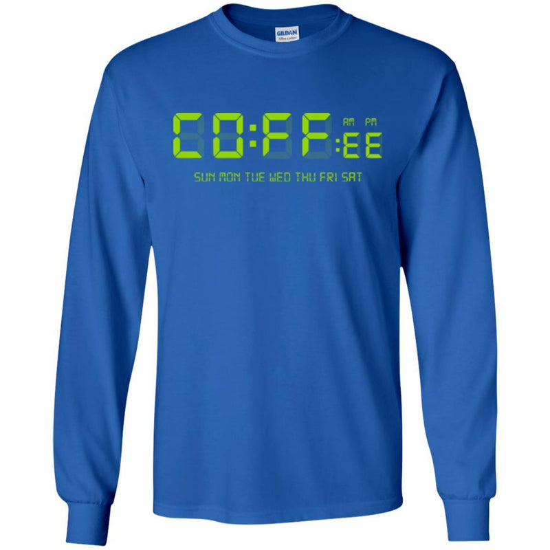 Coffee T-Shirt Coffee O'Clock Funny Coffee Shirts CustomCat