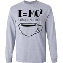 Coffee T-Shirt E=MC2 Energy = Milk Coffee2 Funny Coffee Shirts CustomCat