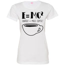 Coffee T-Shirt E=MC2 Energy = Milk Coffee2 Funny Coffee Shirts CustomCat