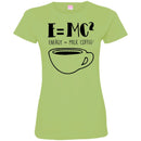 Coffee T-Shirt E=MC2 Energy = Milk Coffee2 Funny Coffee Shirts CustomCat