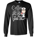 Coffee T-Shirt Girl Coffee Owns Me And I'm Fine With That Funny Coffee Shirts CustomCat