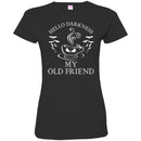 Coffee T-Shirt Hello Darkness My Old Friend Coffee Lovers Shirts CustomCat