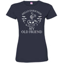 Coffee T-Shirt Hello Darkness My Old Friend Coffee Lovers Shirts CustomCat