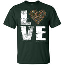 Coffee T-Shirt I Love Coffee Tees, Coffee Heart Gift Caffeine Shirts CustomCat