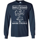 Coffee T-Shirt I'm A Simple Woman I Like Coffee And Maybe 3 People Funny Shirts CustomCat