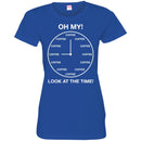 Coffee T-Shirt Oh My! Look At The Time Funny Coffee Lover Beautiful Coffee Shirts CustomCat