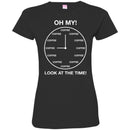 Coffee T-Shirt Oh My! Look At The Time Funny Coffee Lover Beautiful Coffee Shirts CustomCat