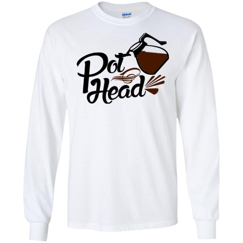Coffee T-Shirt Pot Head Funny Coffee Lover Beautiful Coffee T Shirt CustomCat