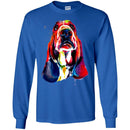 Colorful Basset Hounds Watercolor Print Art Funny Gift Lover Dog Tee Shirt CustomCat