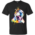 Colorful BullDog Watercolor Print Art Funny Gift Lover Dog Tee Shirt CustomCat