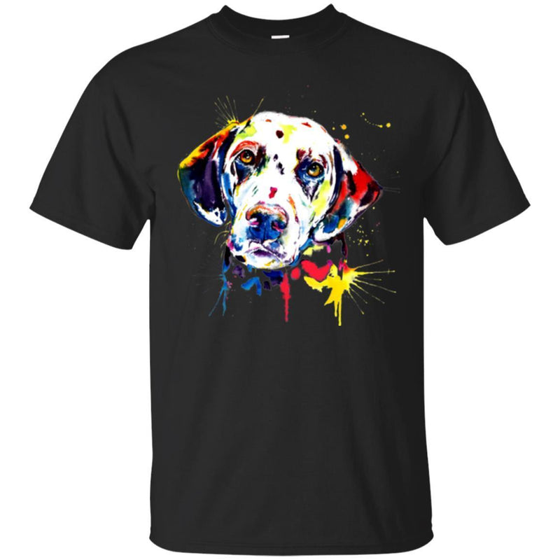 Colorful Dachshund Wienerdog Watercolor Print Art Funny Gift Lover Dog Tee Shirt CustomCat