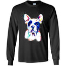 Colorful French Bulldog Watercolor Print Art Funny Gift Lover Dog Tee Shirt CustomCat