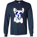 Colorful French Bulldog Watercolor Print Art Funny Gift Lover Dog Tee Shirt CustomCat