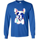 Colorful French Bulldog Watercolor Print Art Funny Gift Lover Dog Tee Shirt CustomCat