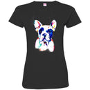 Colorful French Bulldog Watercolor Print Art Funny Gift Lover Dog Tee Shirt CustomCat