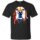 Colorful Golden Retriever Watercolor Print Art Funny Gift Lover Dog Tee Shirt CustomCat