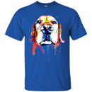 Colorful Golden Retriever Watercolor Print Art Funny Gift Lover Dog Tee Shirt CustomCat