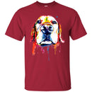 Colorful Golden Retriever Watercolor Print Art Funny Gift Lover Dog Tee Shirt CustomCat