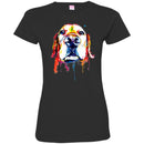 Colorful Golden Retriever Watercolor Print Art Funny Gift Lover Dog Tee Shirt CustomCat