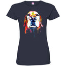 Colorful Golden Retriever Watercolor Print Art Funny Gift Lover Dog Tee Shirt CustomCat
