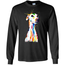 Colorful Greyhound Watercolor Print Art Funny Gift Lover Dog Tee Shirt CustomCat