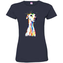 Colorful Greyhound Watercolor Print Art Funny Gift Lover Dog Tee Shirt CustomCat