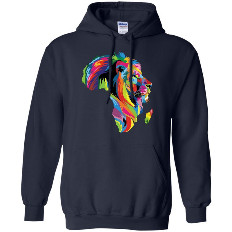Colorful Lion T-shirt for Queens CustomCat