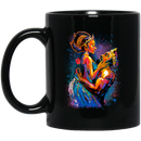 Couple African American Coffee Mug Queen And King 11oz - 15oz Black Mug