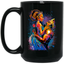 Couple African American Coffee Mug Queen And King 11oz - 15oz Black Mug