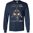 Crusader T-Shirt Crad A Child Of God A Woman Of Faith A Warrior Of Christ New Tee Shirt CustomCat