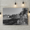 Custom Commissioned Multi-Names Premium Canvas Family - CANLA75 - CustomCat