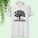 Custom Grandma/Grandpa, Mother/Father Family Heart Tree With All Grandkids/Children Names T-Shirt Personalized Grandma Gift, Christmas Gift CC-Shirt