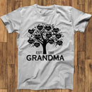 Custom Grandma/Grandpa, Mother/Father Family Heart Tree With All Grandkids/Children Names T-Shirt Personalized Grandma Gift, Christmas Gift CC-Shirt