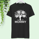 Custom Grandma/Grandpa, Mother/Father Family Heart Tree With All Grandkids/Children Names T-Shirt Personalized Grandma Gift, Christmas Gift CC-Shirt
