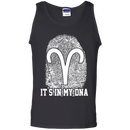 CustomCat 100% Cotton Tank Top / Black / Small Aries Tshirt & Hoodie