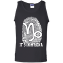 CustomCat 100% Cotton Tank Top / Black / Small Capricorn Tshirt & Hoodie