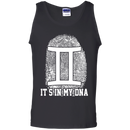 CustomCat 100% Cotton Tank Top / Black / Small Gemini Tshirt & Hoodie