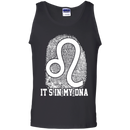 CustomCat 100% Cotton Tank Top / Black / Small Leo Tshirt & Hoodie