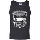 CustomCat 100% Cotton Tank Top / Black / Small Scorpio Tshirt & Hoodie
