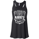 CustomCat Bella+Canvas Juniors Flowy Racerback Tank / Black / X-Small Aries Tshirt & Hoodie