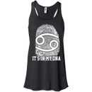 CustomCat Bella+Canvas Juniors Flowy Racerback Tank / Black / X-Small Cancer Tshirt & Hoodie