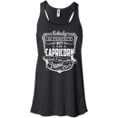 CustomCat Bella+Canvas Juniors Flowy Racerback Tank / Black / X-Small Capricorn Tshirt & Hoodie