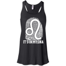 CustomCat Bella+Canvas Juniors Flowy Racerback Tank / Black / X-Small Leo Tshirt & Hoodie