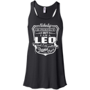 CustomCat Bella+Canvas Juniors Flowy Racerback Tank / Black / X-Small Leo Tshirt & Hoodie