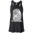 CustomCat Bella+Canvas Juniors Flowy Racerback Tank / Black / X-Small Sagittarius Tshirt & Hoodie