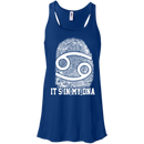 CustomCat Bella+Canvas Juniors Flowy Racerback Tank / True Royal / X-Small Cancer Tshirt & Hoodie