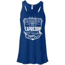 CustomCat Bella+Canvas Juniors Flowy Racerback Tank / True Royal / X-Small Capricorn Tshirt & Hoodie