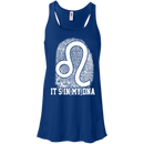 CustomCat Bella+Canvas Juniors Flowy Racerback Tank / True Royal / X-Small Leo Tshirt & Hoodie